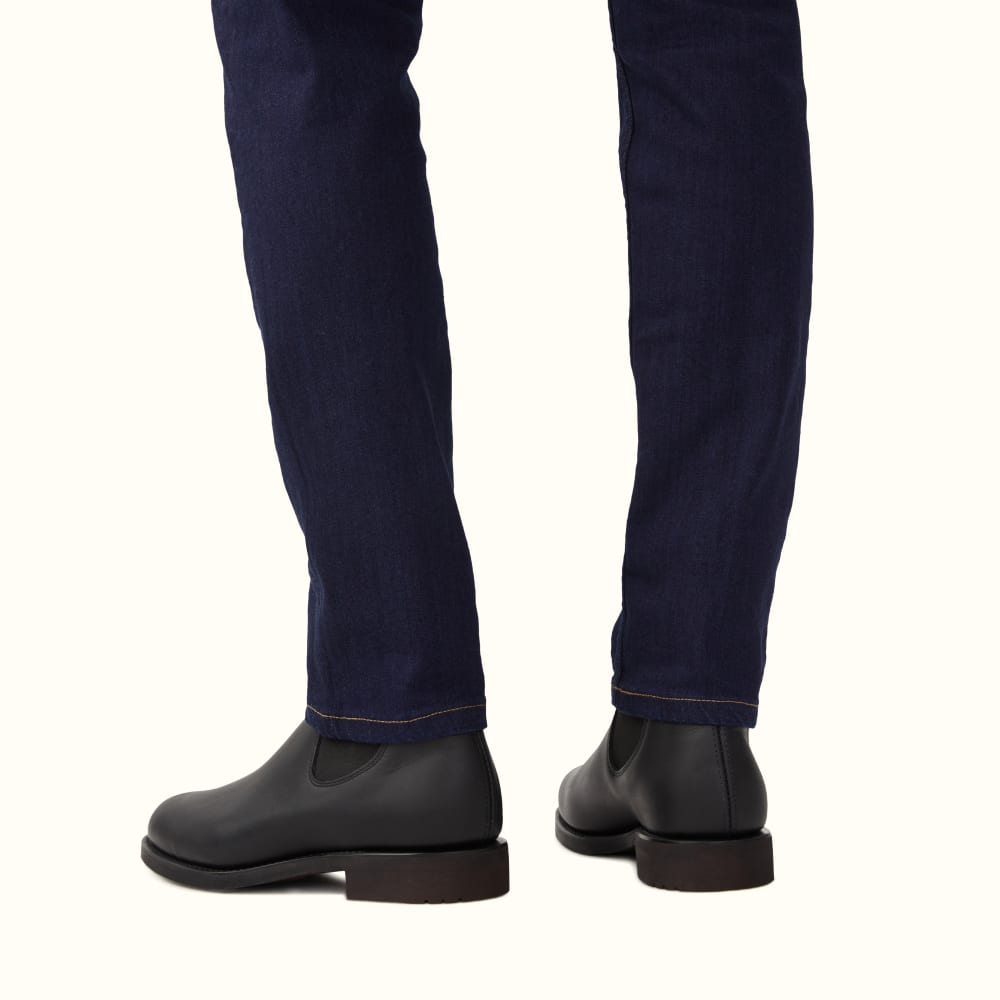 Greasy kip leather sale