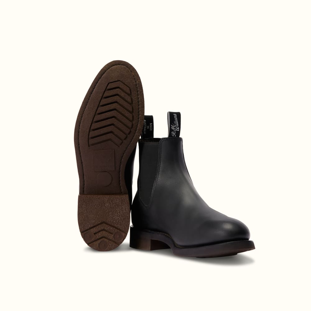 Black Craftsman Boots, R.M.Williams Chelsea Boots