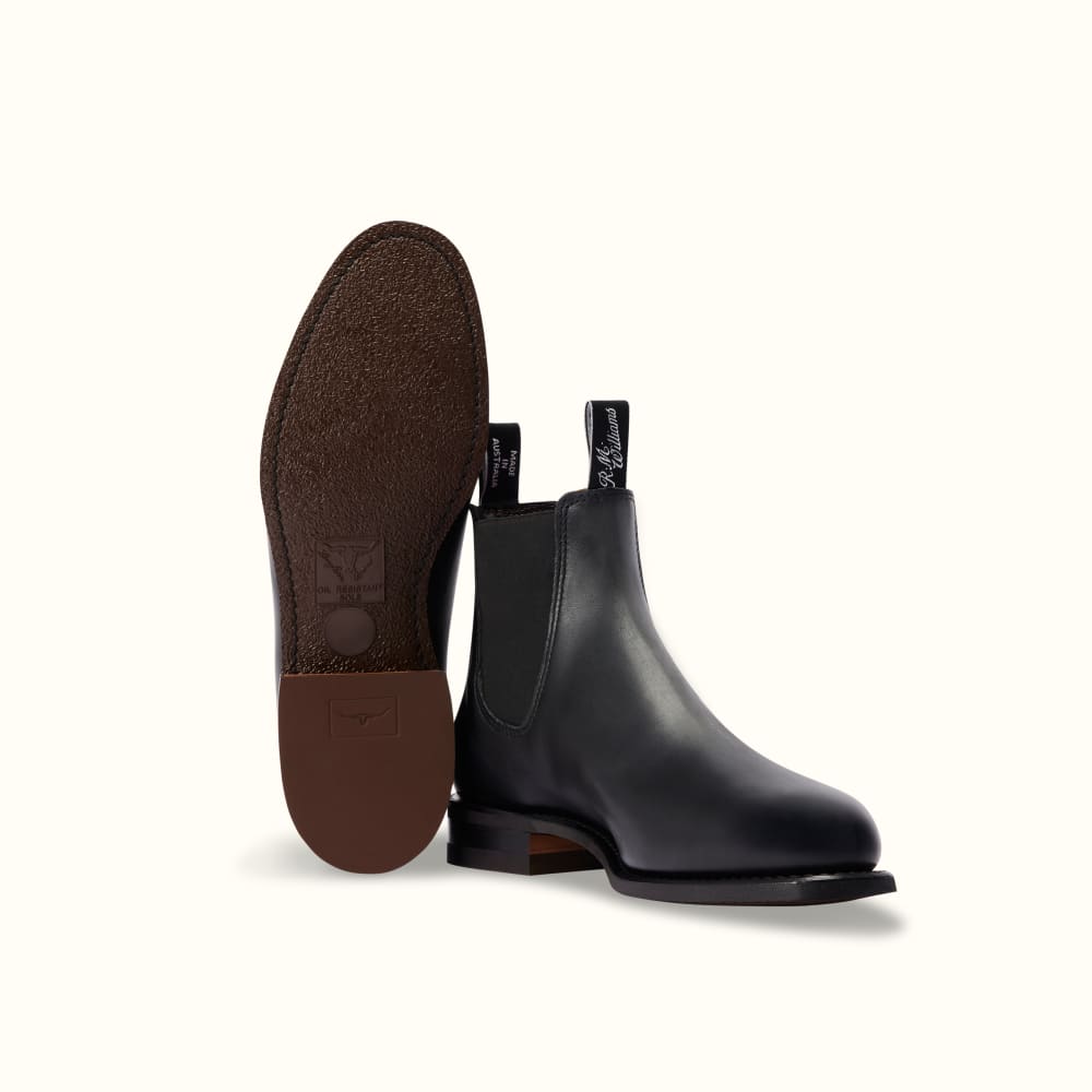 Black Comfort Turnout Boots | R.M.Williams Chelsea Boots | R.M.