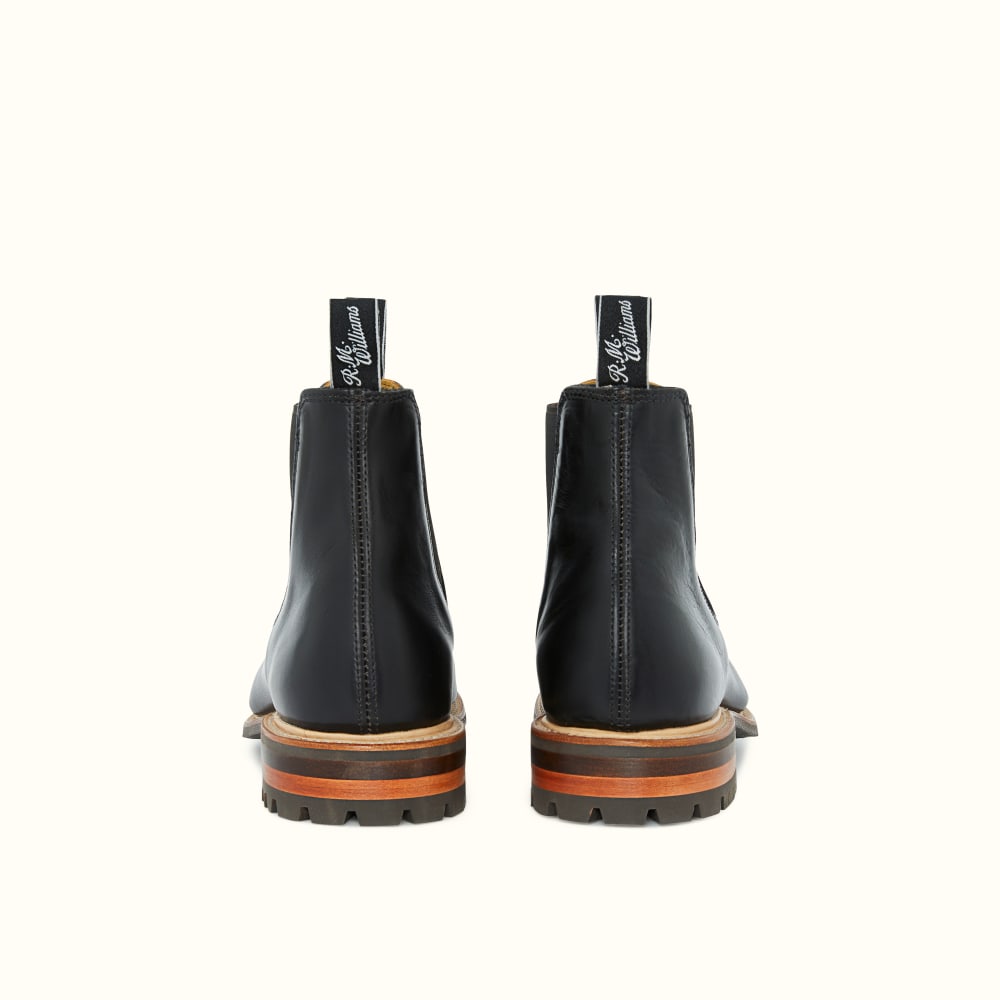 R.M.Williams - Gardener Commando Leather Chelsea Boots - Black