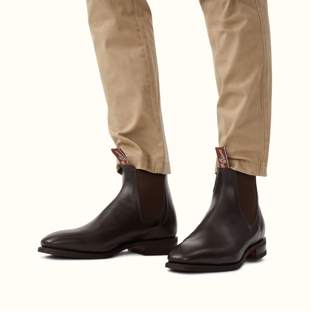 R.M. Williams Comfort Craftsman Boots - Kangaroo leather, comfort rubber  sole - G (Regular) Fit