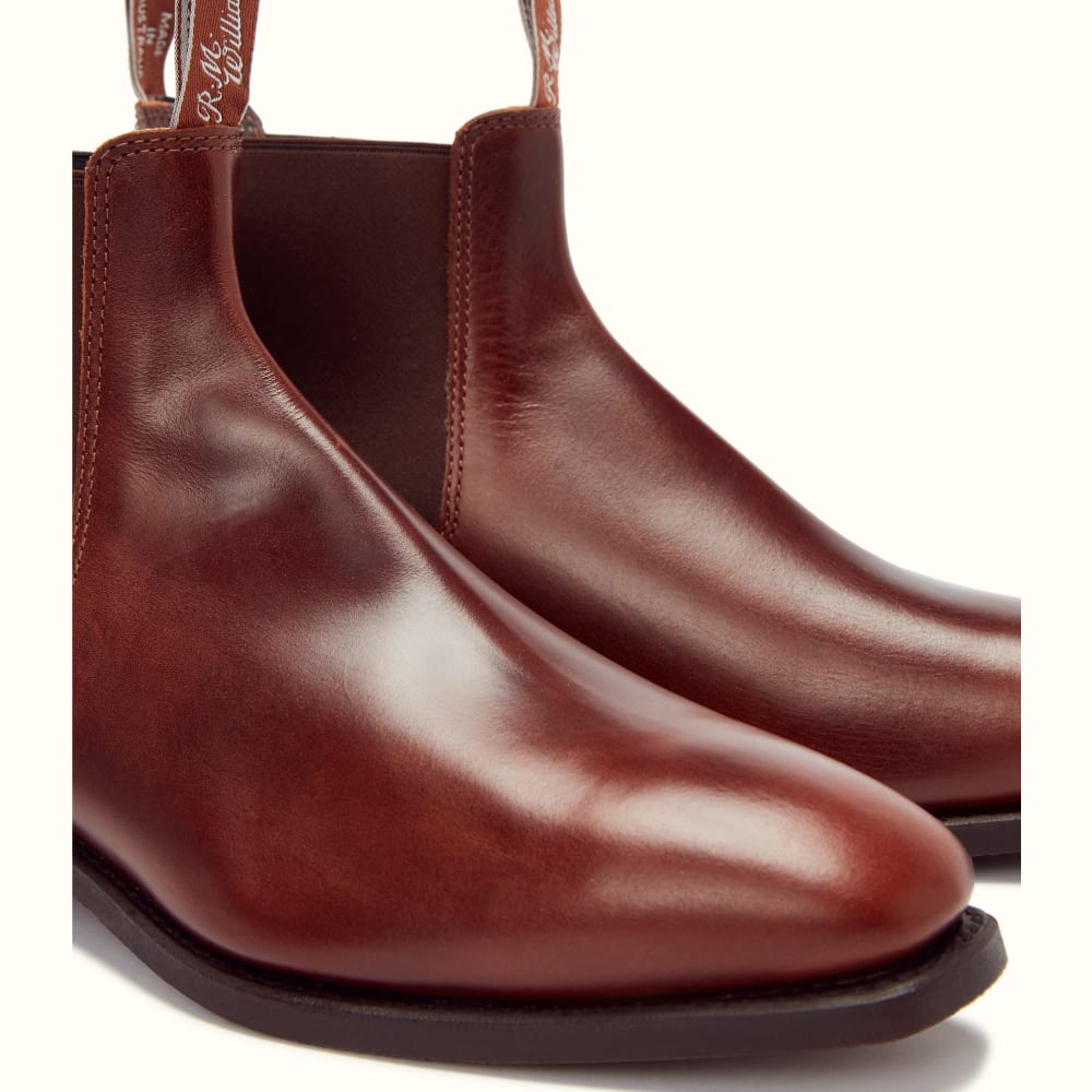 Rm williams burgundy store