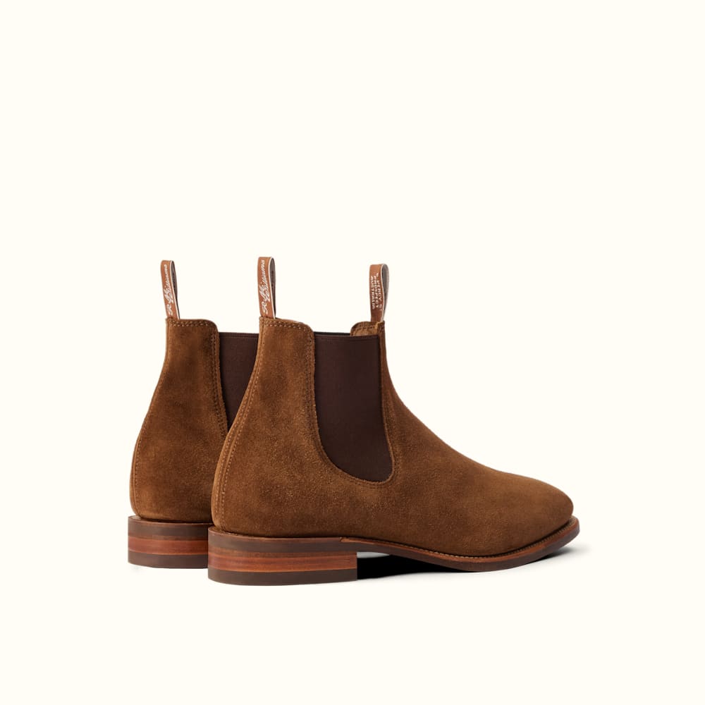 Rm williams blue suede discount