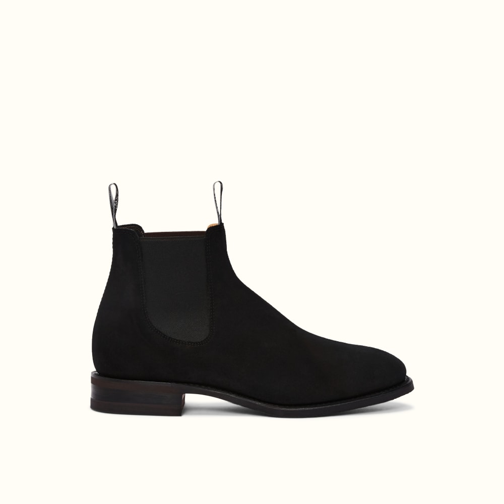 RM Williams Mens Black Comfort Craftsman Boots US Size 12.5 New