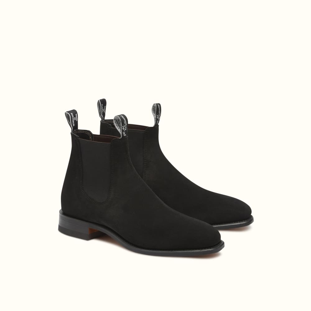 Black Craftsman Boots R.M.Williams Chelsea Boots R.M.Williams