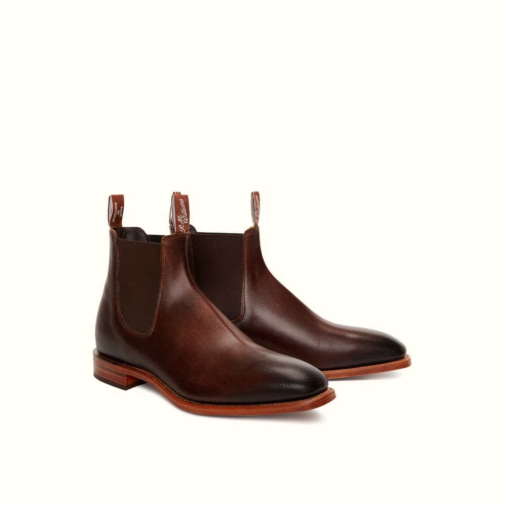 R.M. Williams Chinchilla boot in bordeaux, Get a free goody bag with every  pair of R.M. Williams boots purchased at ou…