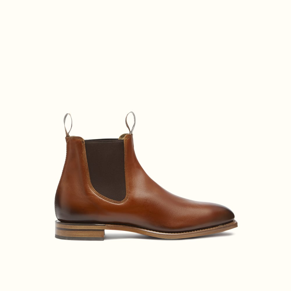 R.M.Williams Chinchilla Leather Sole Boot - Cognac