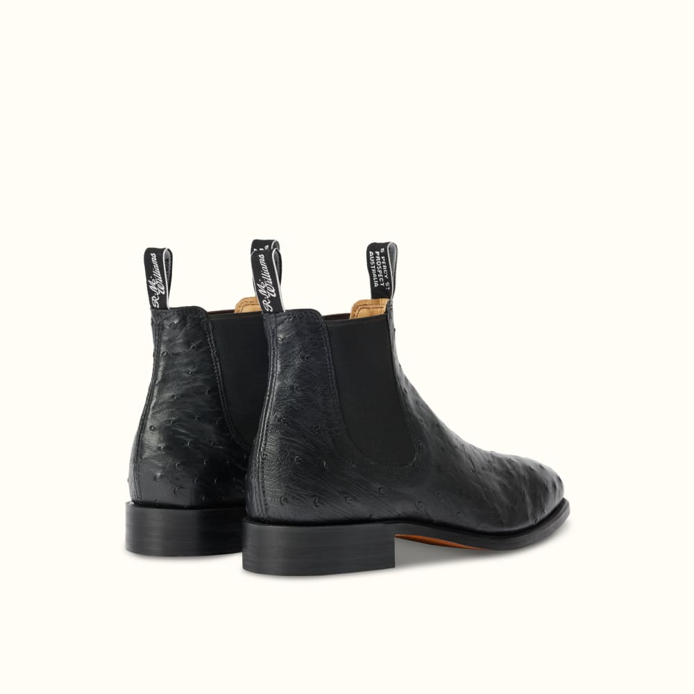 Rm williams ostrich boots hot sale