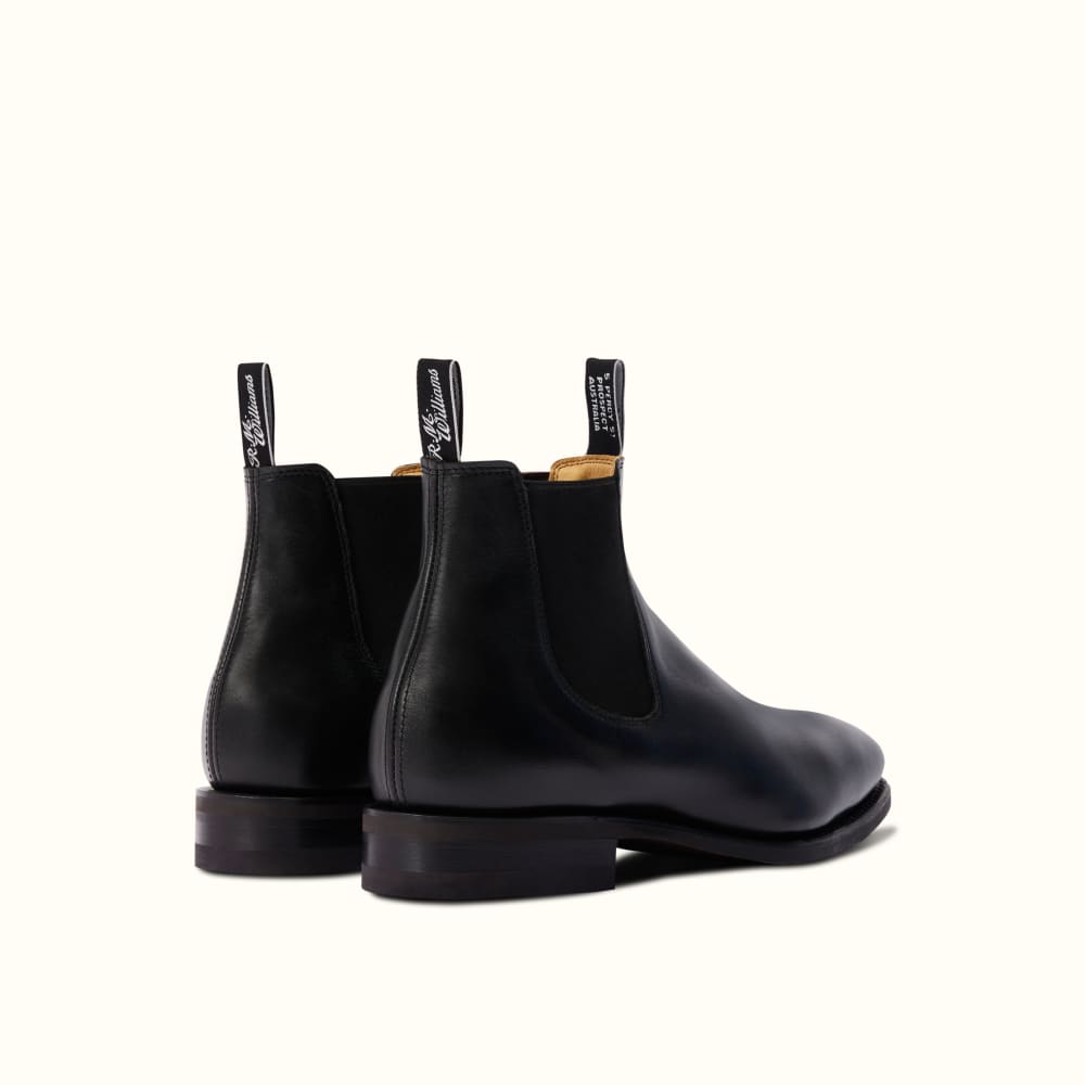 Black Comfort Craftsman boots | R.M.Williams Chelsea Boots | R.M. 