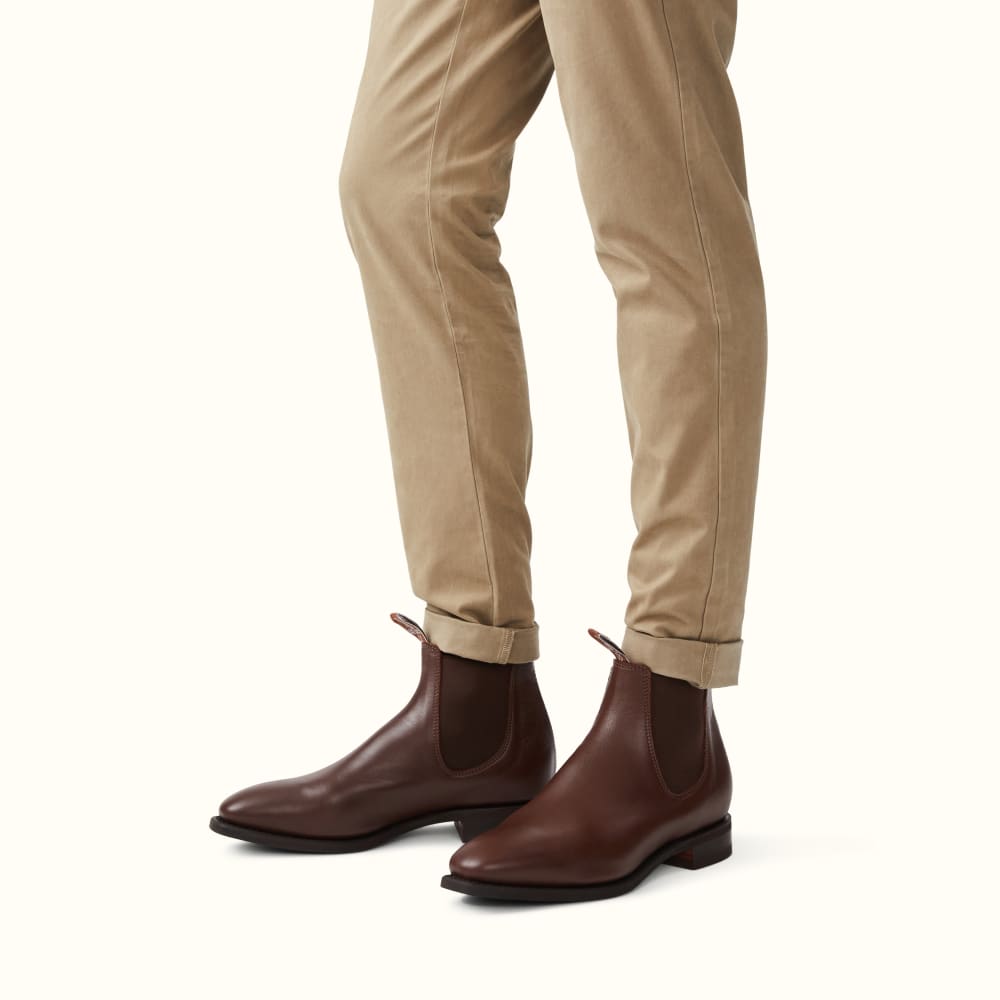 Dark Tan Comfort Craftsman Boots