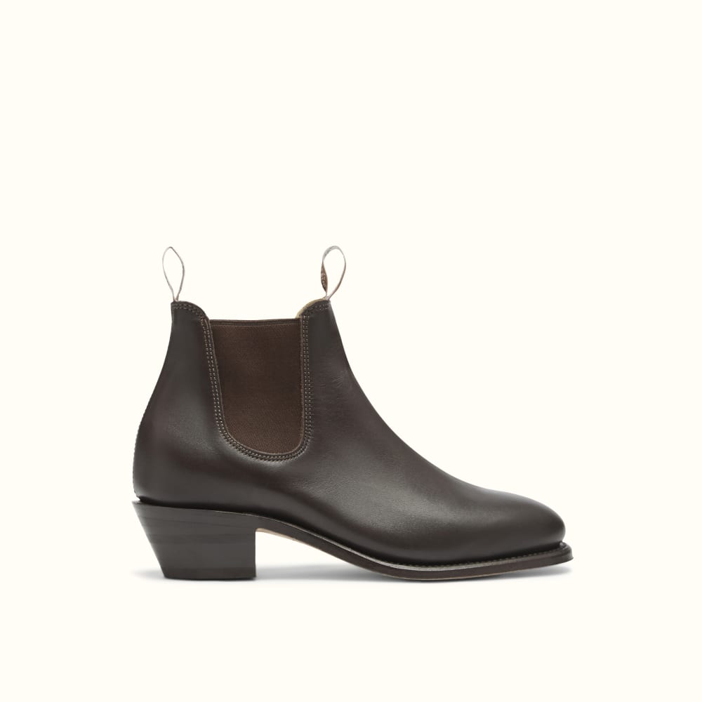 temperatur skipper Skubbe Chestnut Adelaide Cuban Heel Boots | R.M.Williams Chelsea Boots |  R.M.Williams® United States