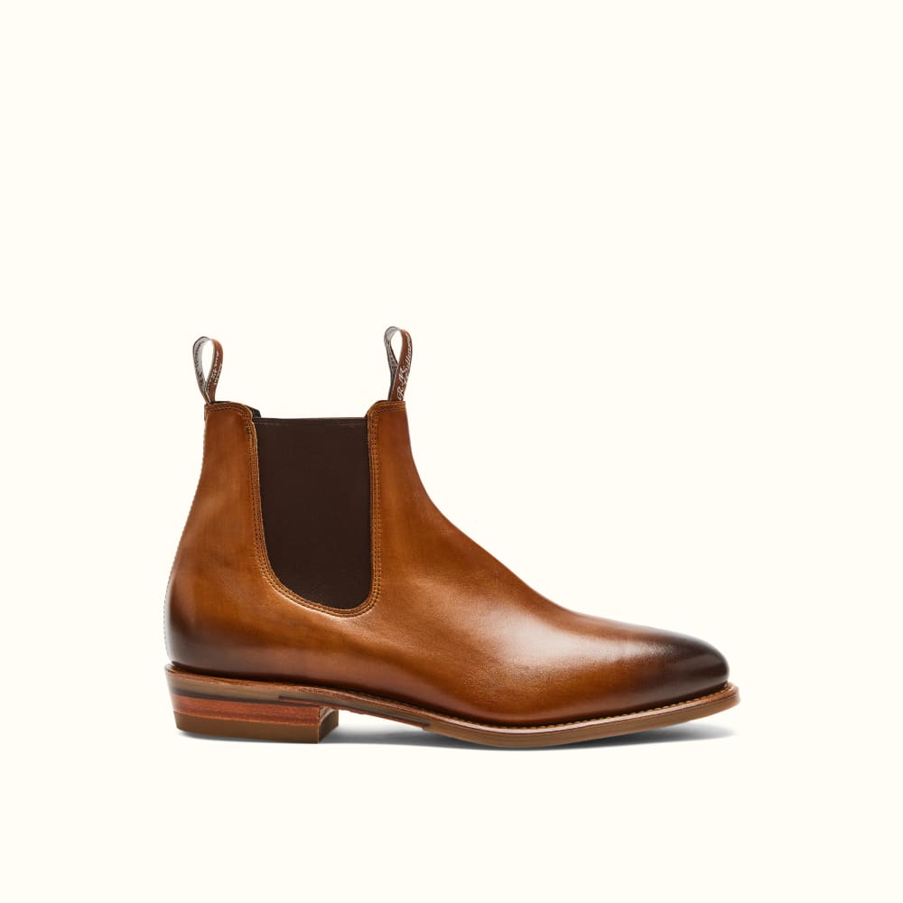 Burnished Comfort Macquarie boot Chelsea Boots at R.M.Williams