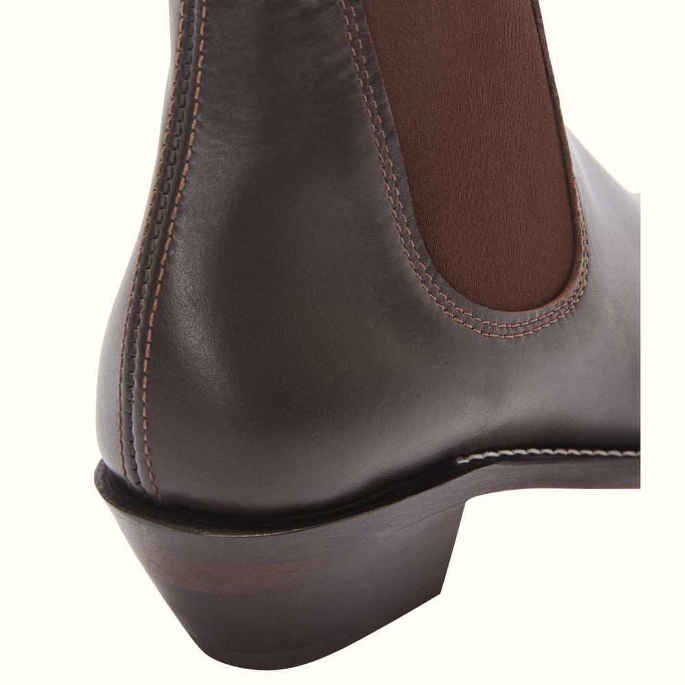 RM Williams Boots Online  Yearling Chestnut Leather Chelsea Boots