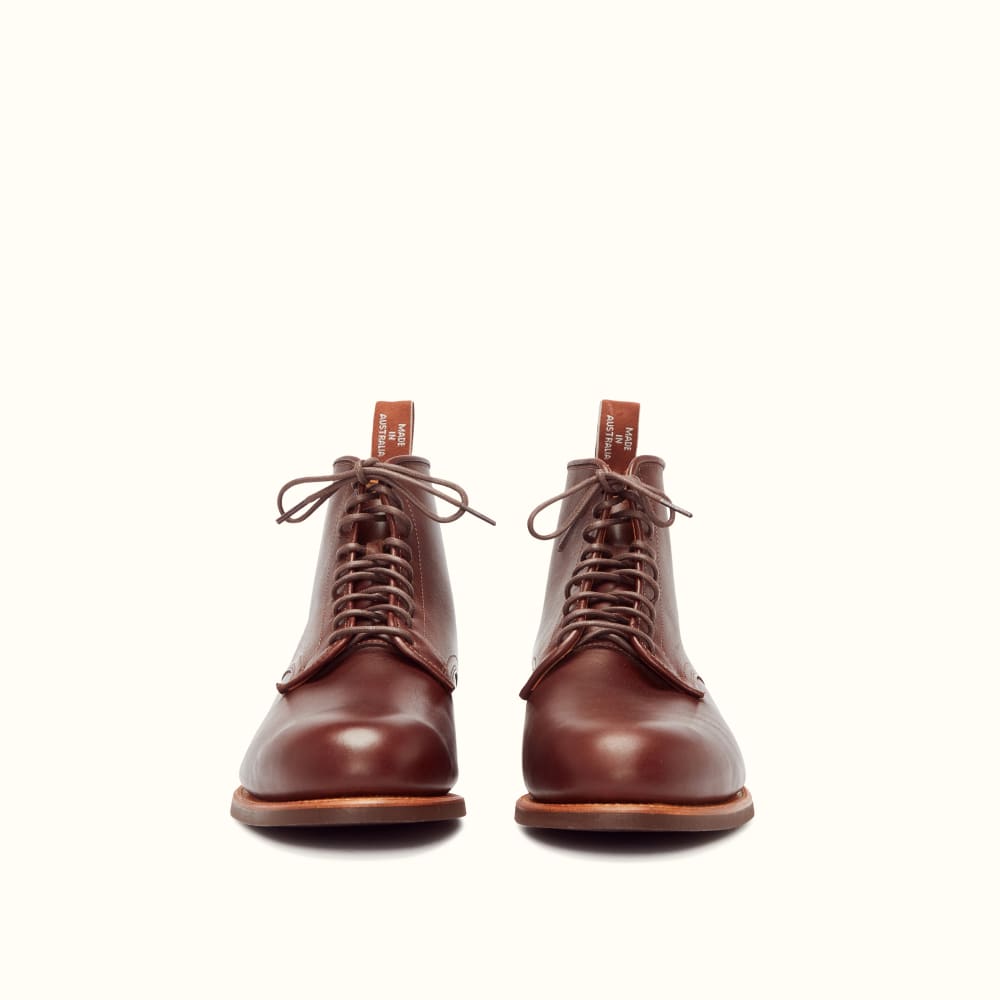 R.M.Williams Gardener G Boot Greasy Kip Brown at