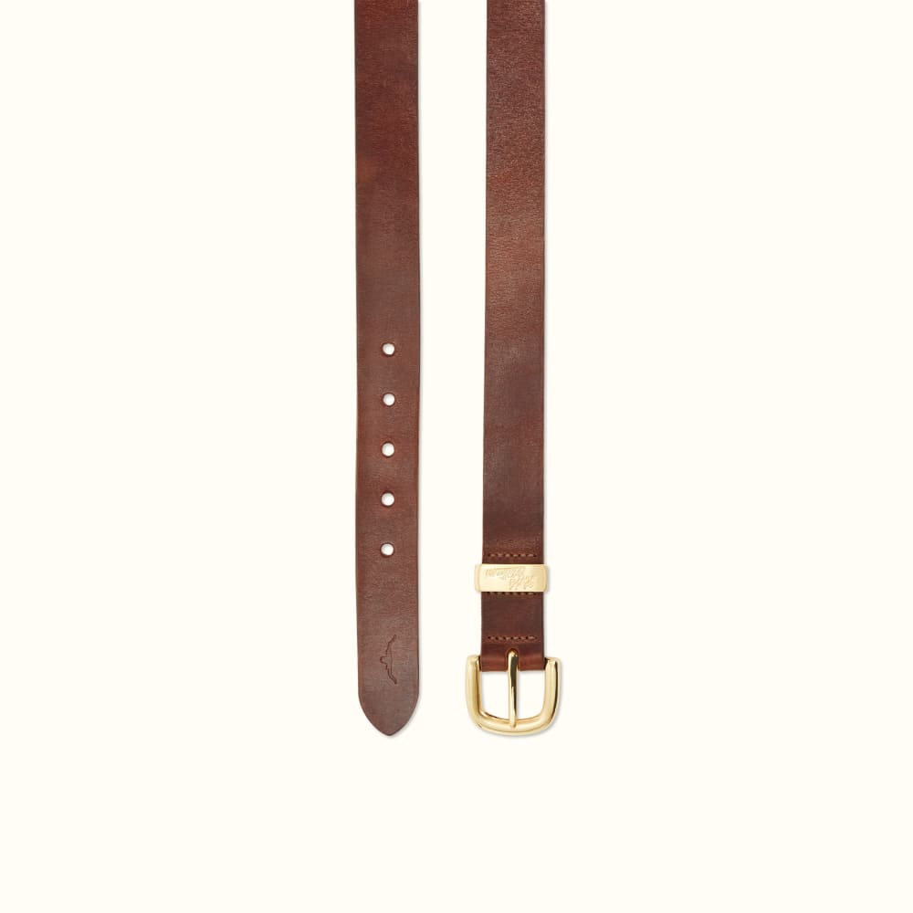 Rm williams 2025 dark tan belt