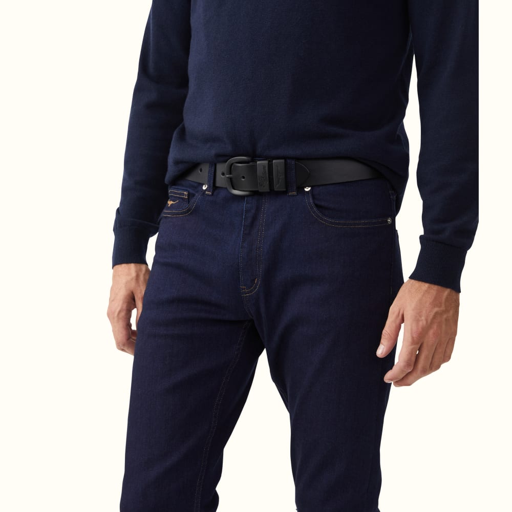 RM Williams 3 Piece Solid Hide Belt