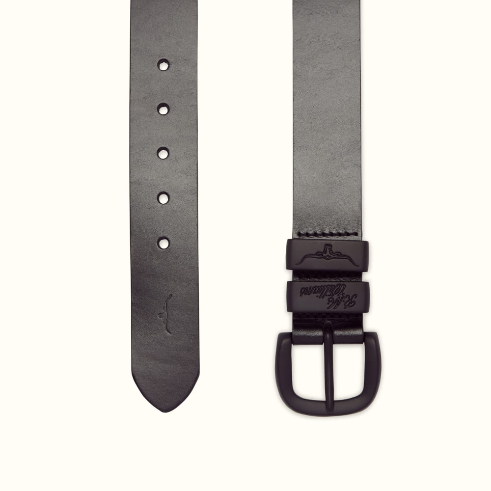 Black 1 1/2 Inch Traditional Belt, R.M.Williams Belts