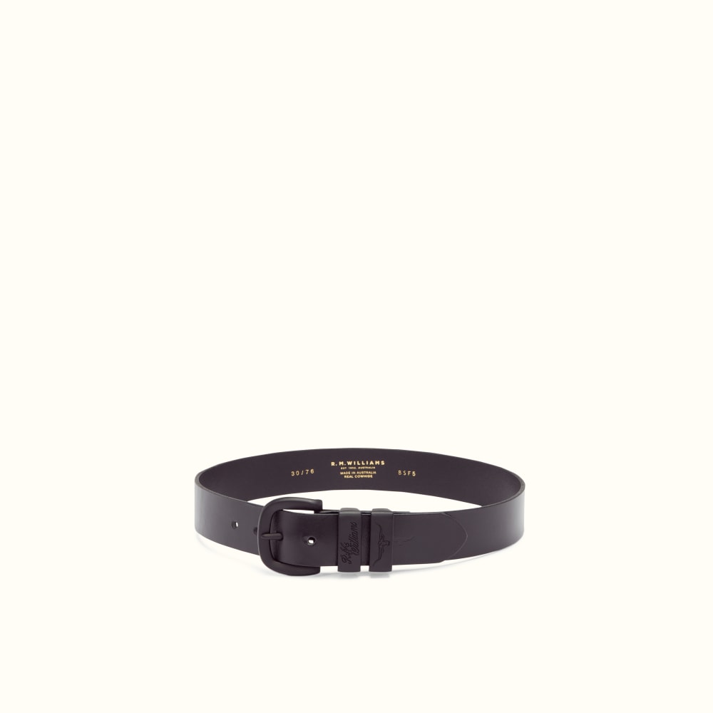 RM Williams 3 Piece Solid Hide Belt