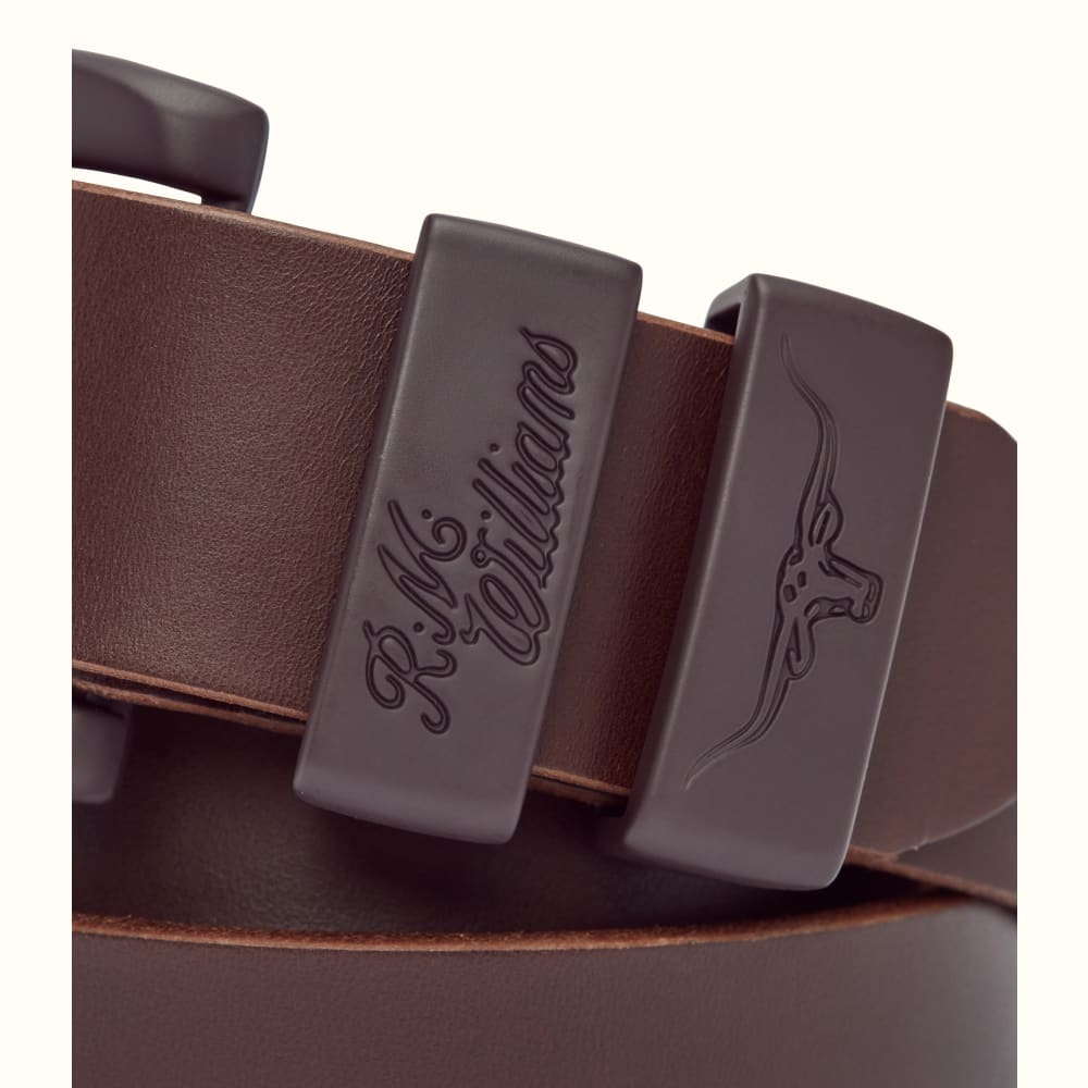 RM Williams Drover Belt – Mid Brown