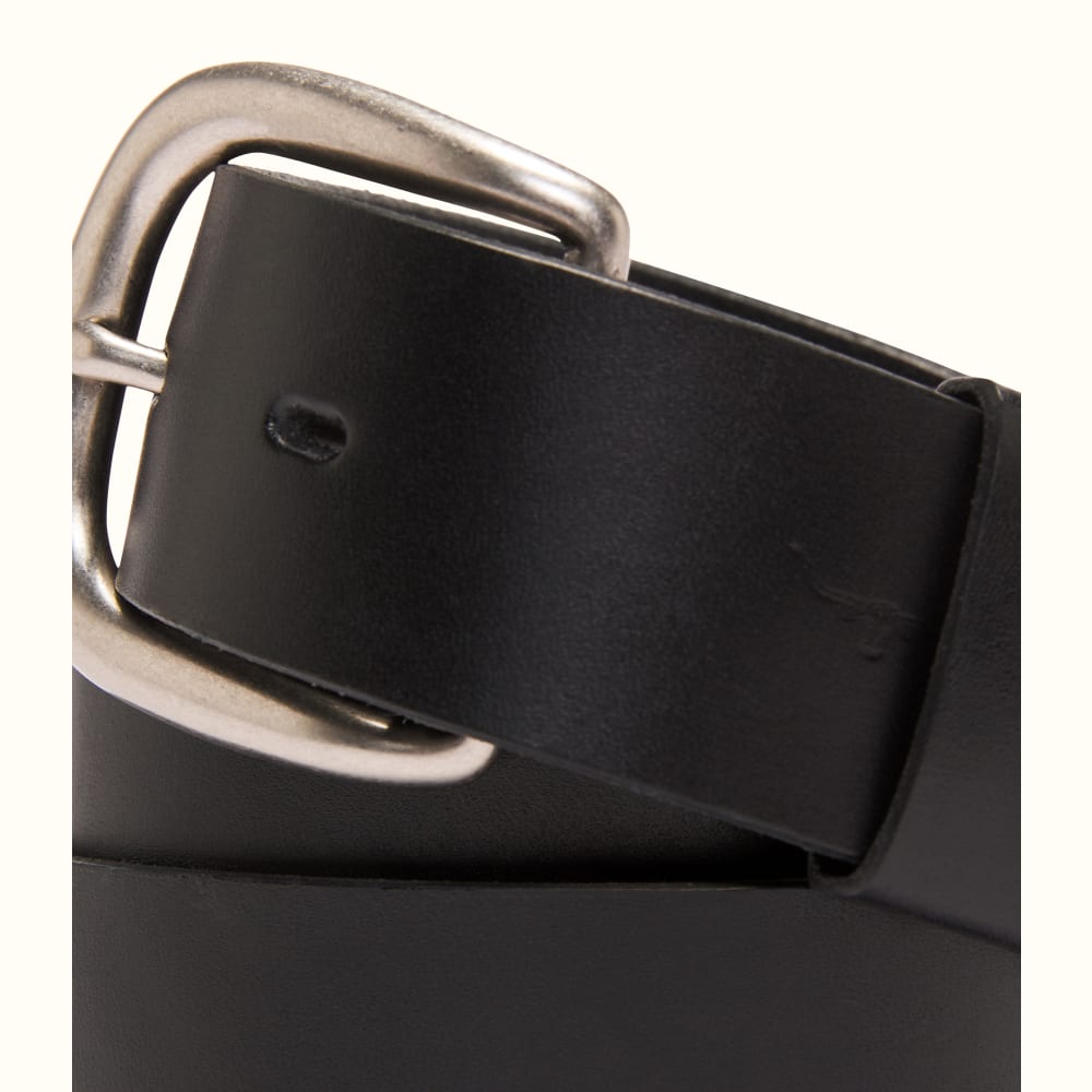  OTHER STORIES Leather Half Circle Buckle Belt