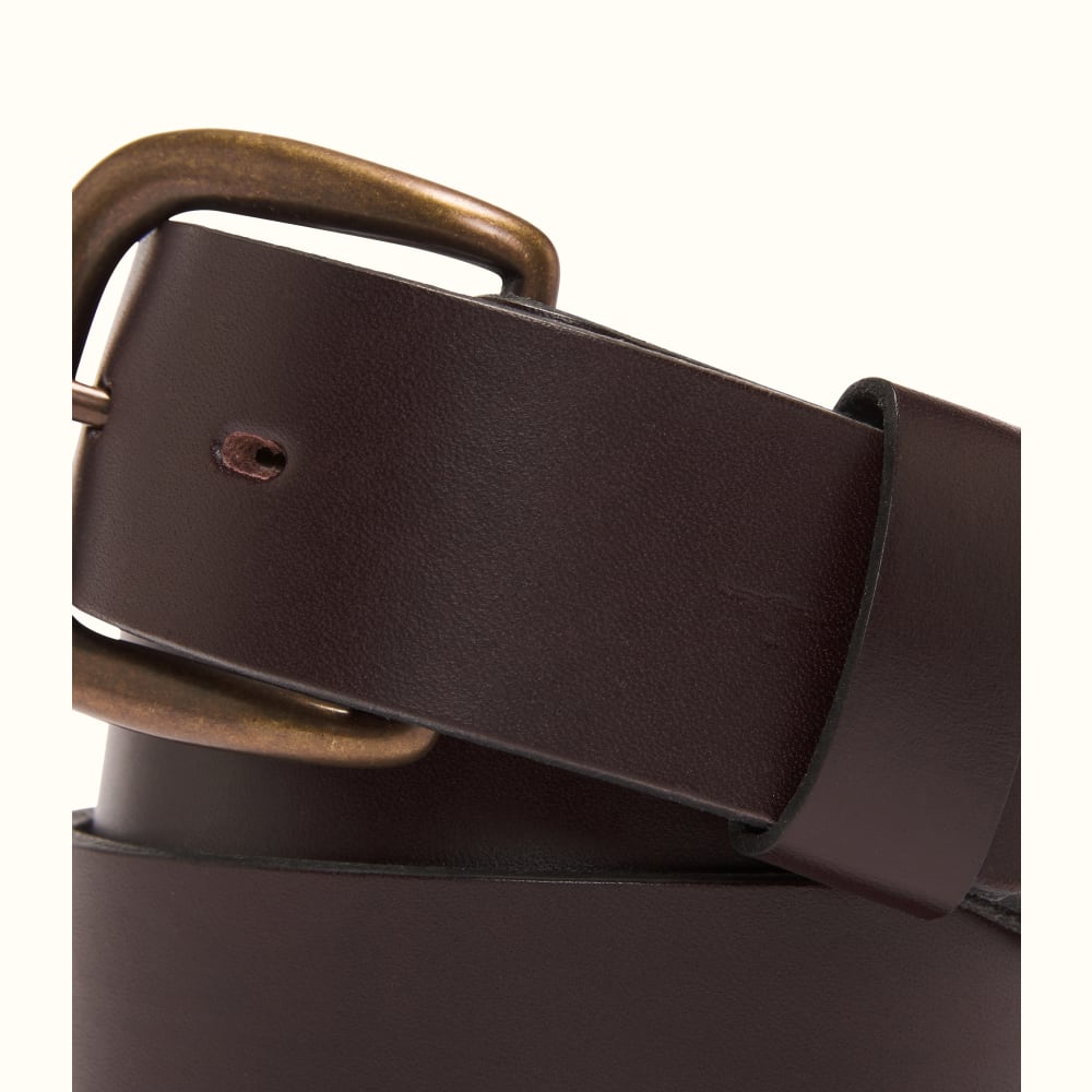  OTHER STORIES Leather Half Circle Buckle Belt