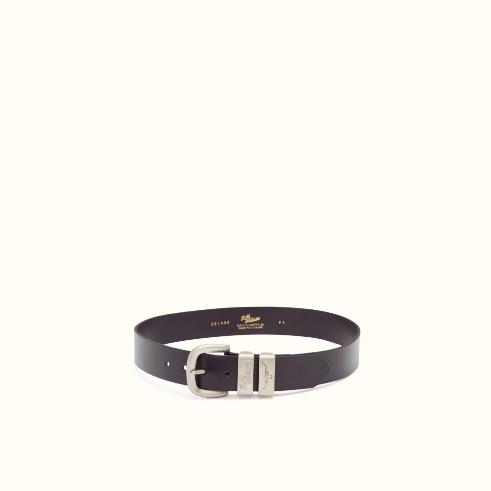 RM Williams 3 Piece Solid Hide Belt