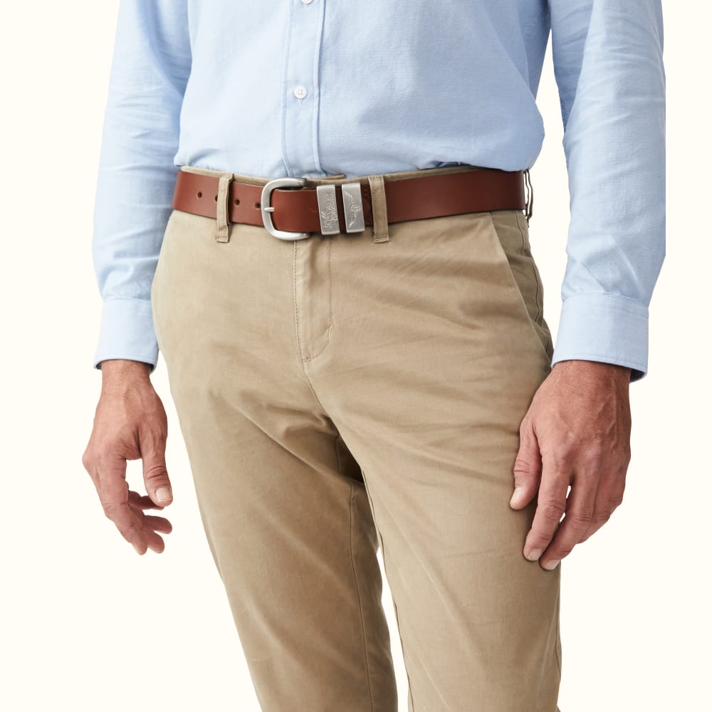 Belt store on pants