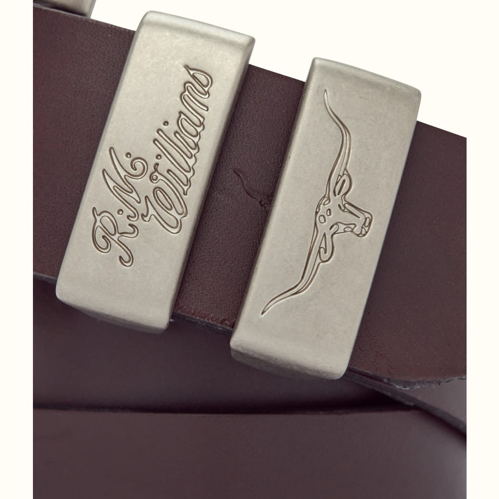 Rm williams cheap chestnut belt