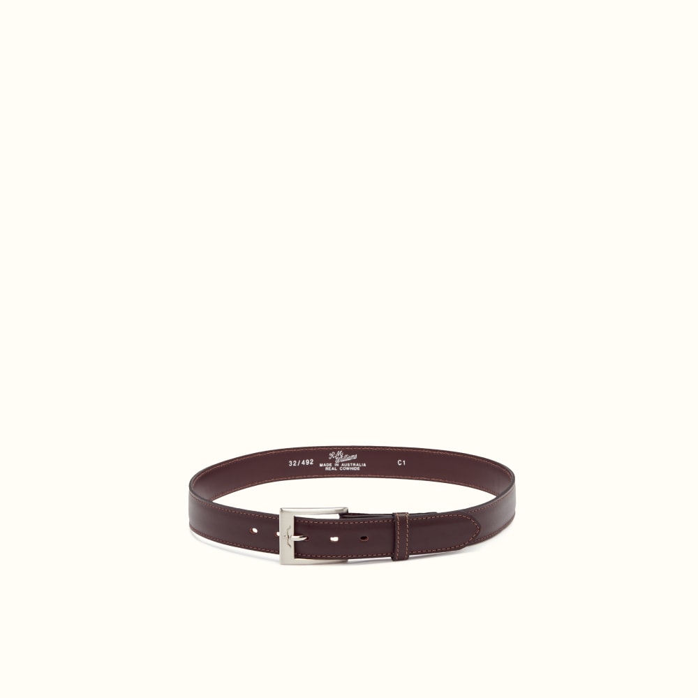 Men's dress belts leather top
