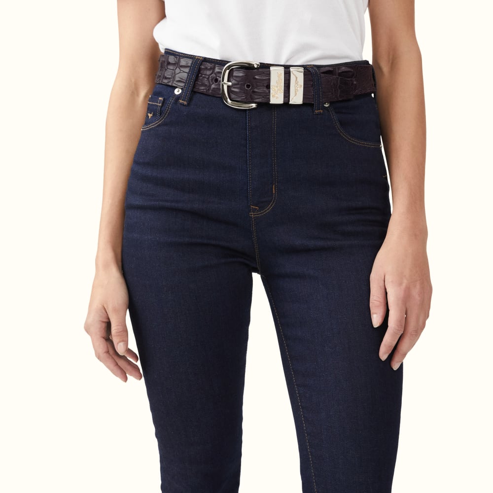 Rm williams saltwater best sale crocodile belt