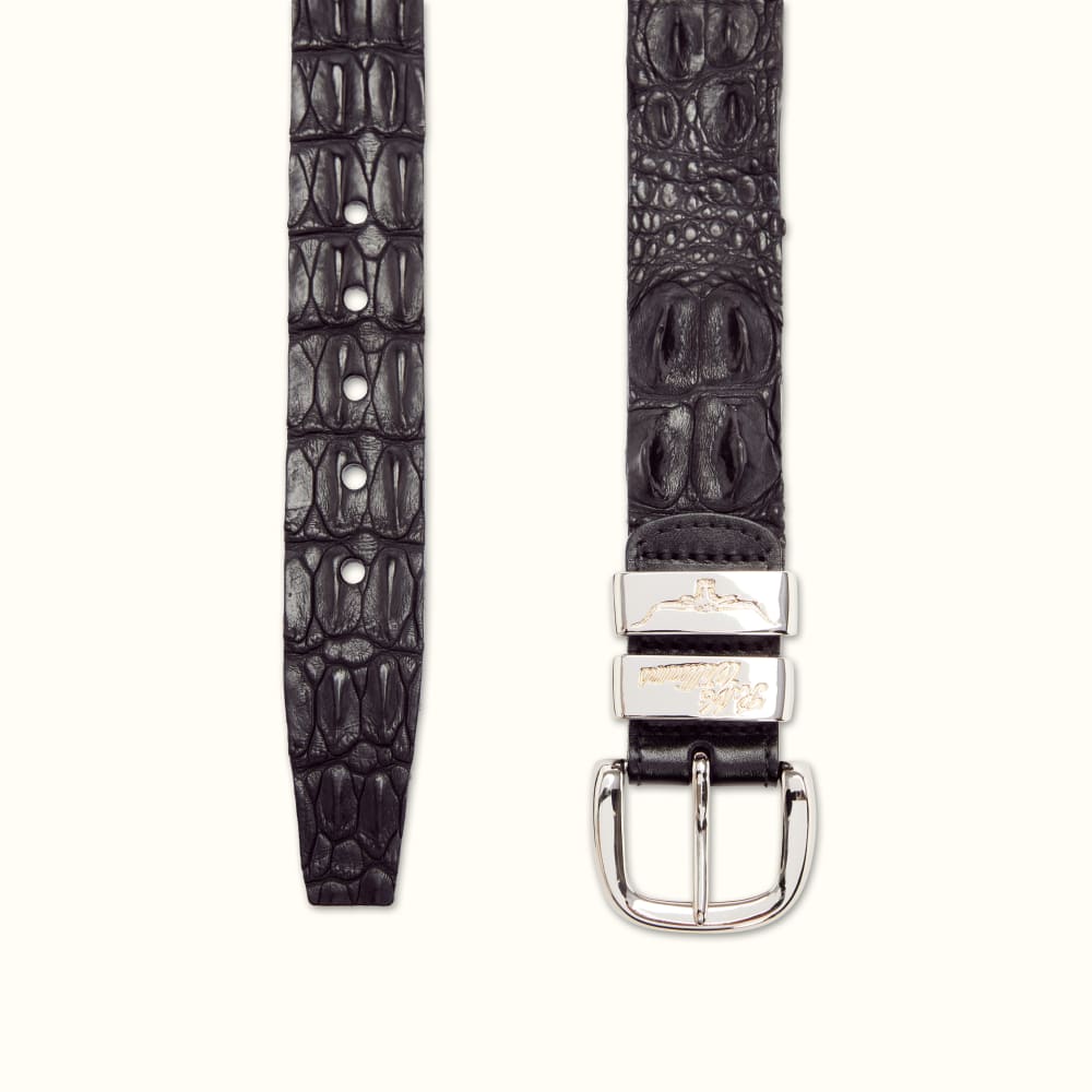 Black 1 1 2 Crocodile Belt R.M.Williams Belts R.M.Williams Australia
