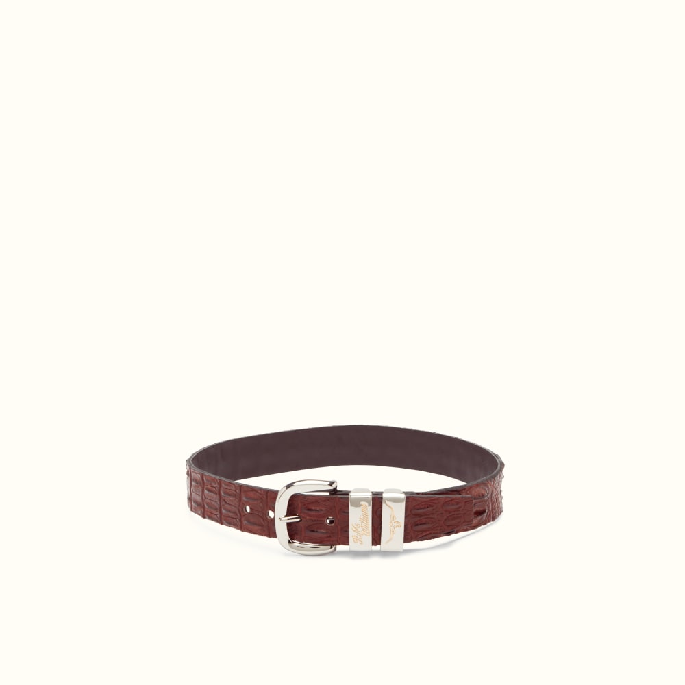 RM Williams Saltwater Crocodile Belt - Brown - County Clothes