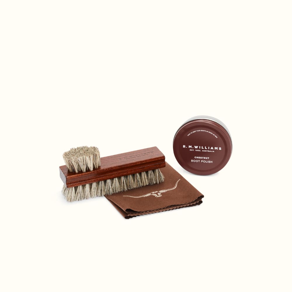 Mini Travel Care Kit Vintage Brown R.M.Williams United Kingdom