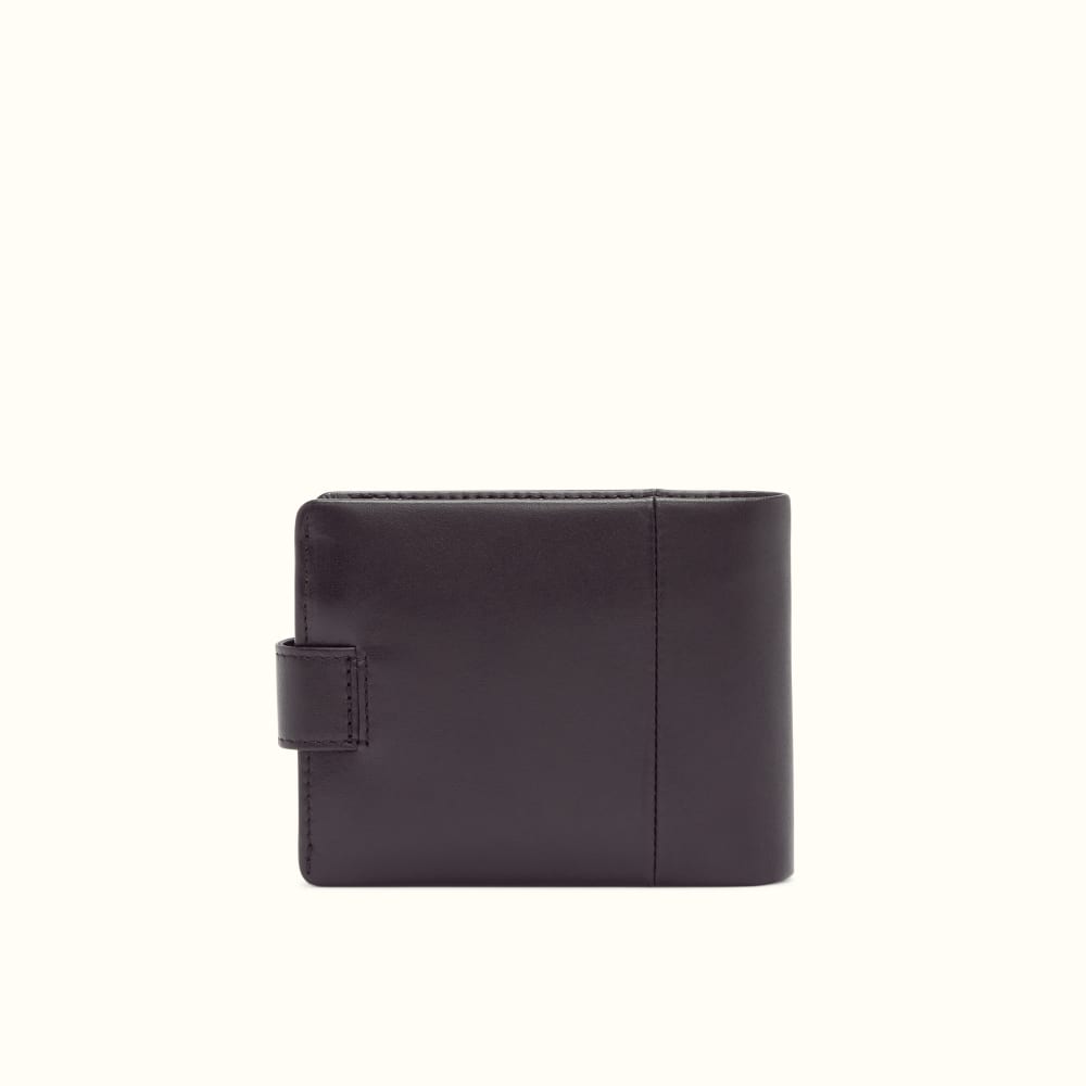 Black Wallet With Coin Pocket Tab R.M.Williams Wallets R.M