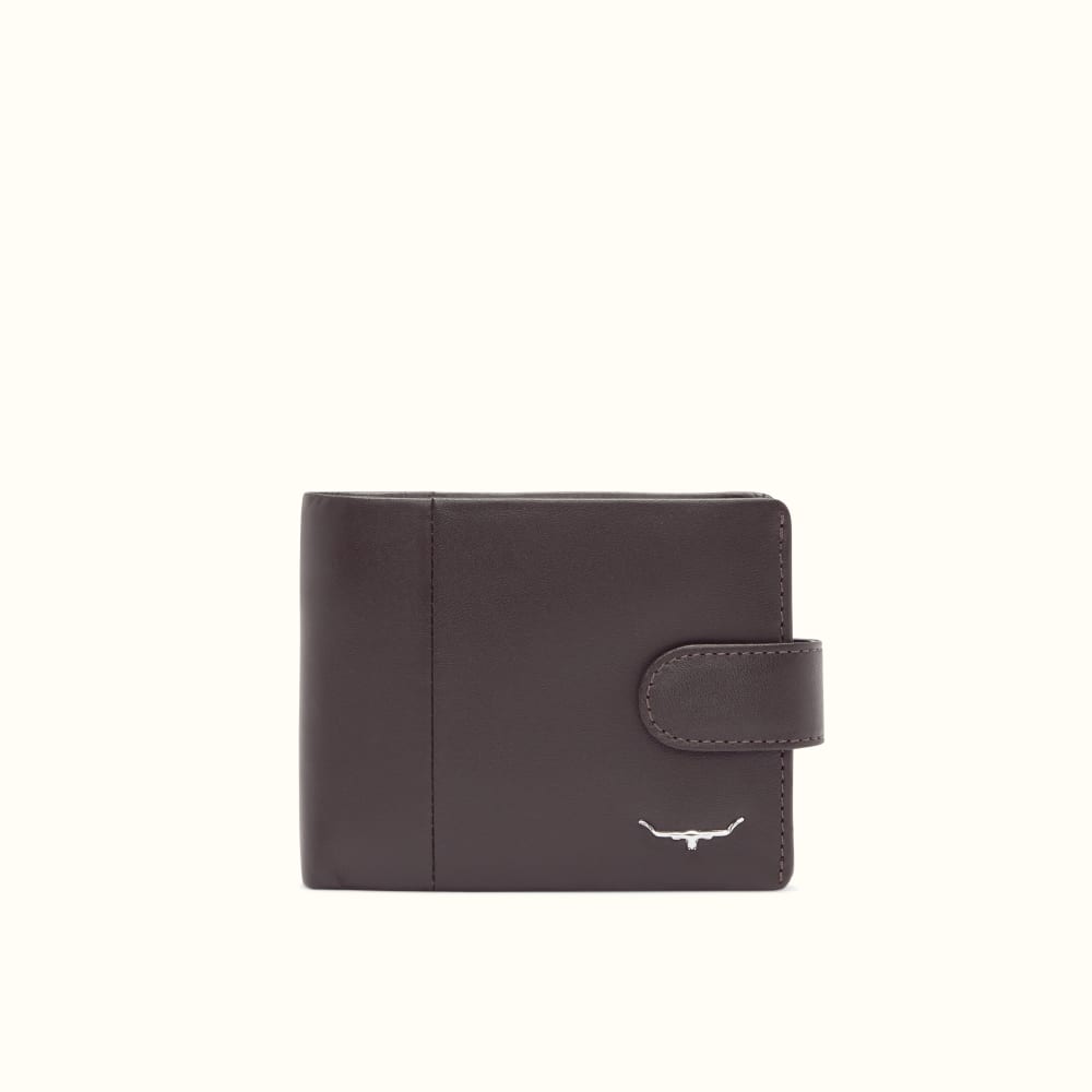 Brown Wallet With Coin Pocket Tab R.M.Williams Wallets R.M