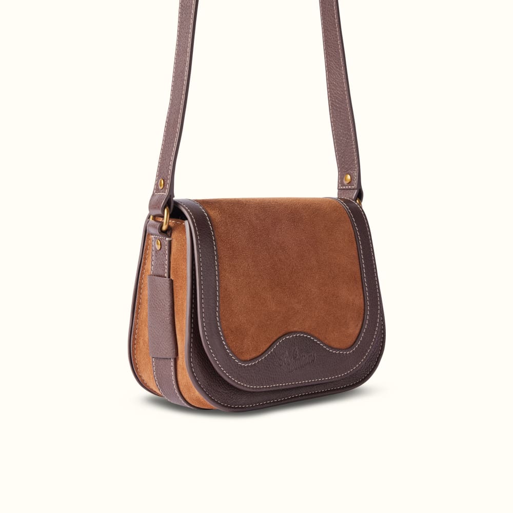 Cognac saddle bag crossbody 2025