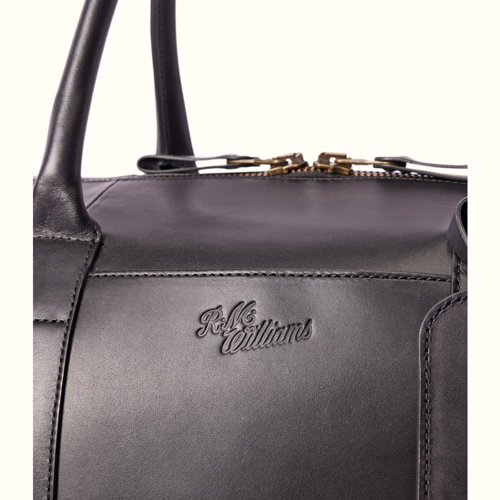Rm williams leather overnight bag top