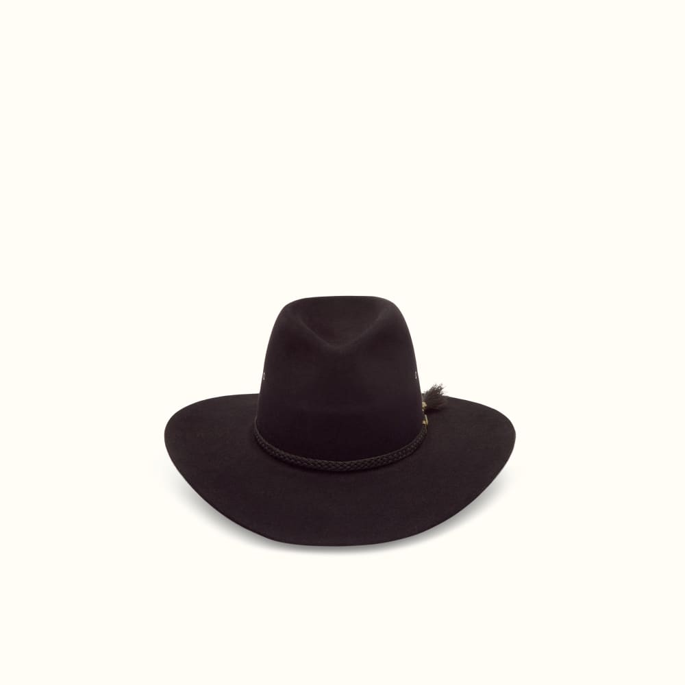 Black akubra hat hot sale