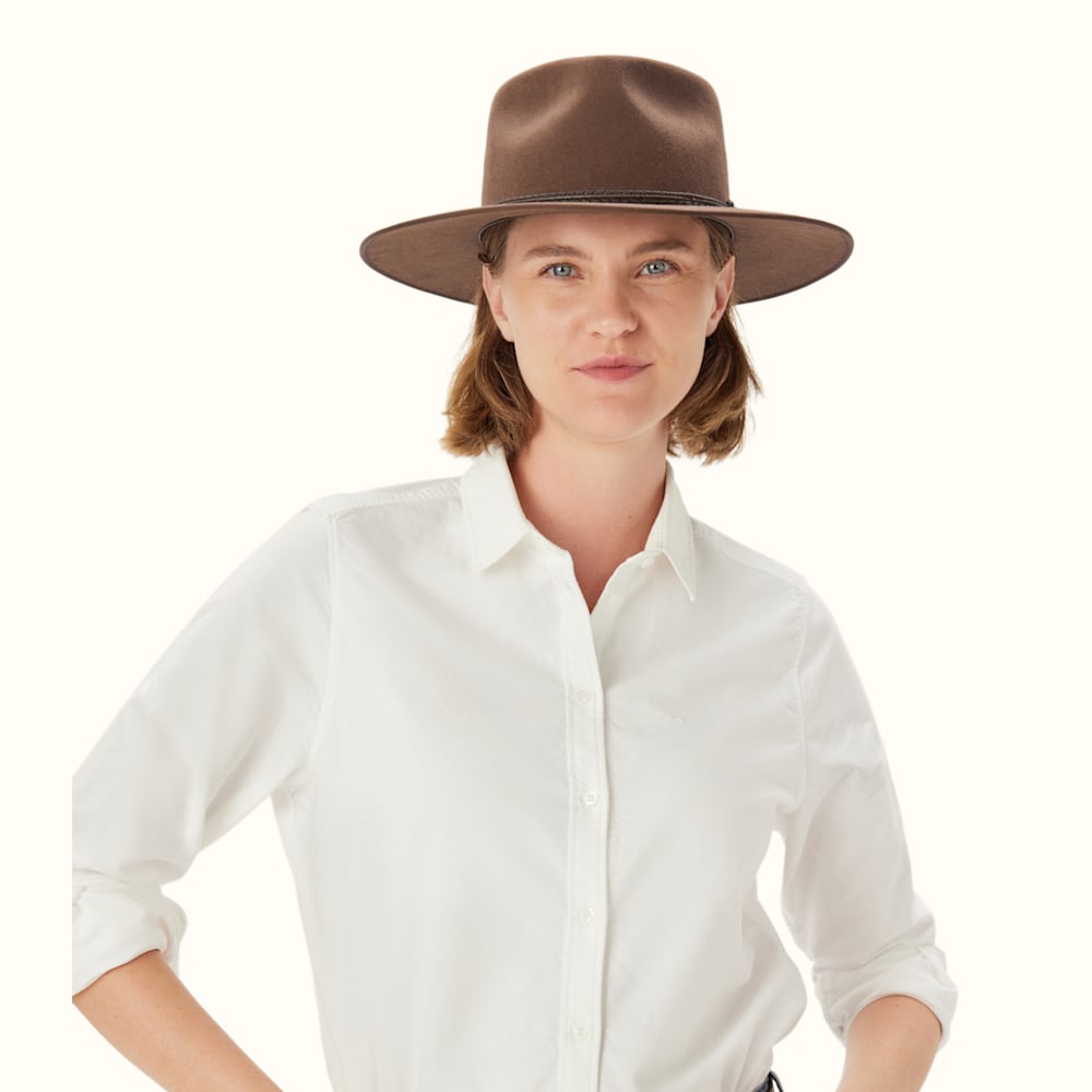 Rm williams cattleman hat top