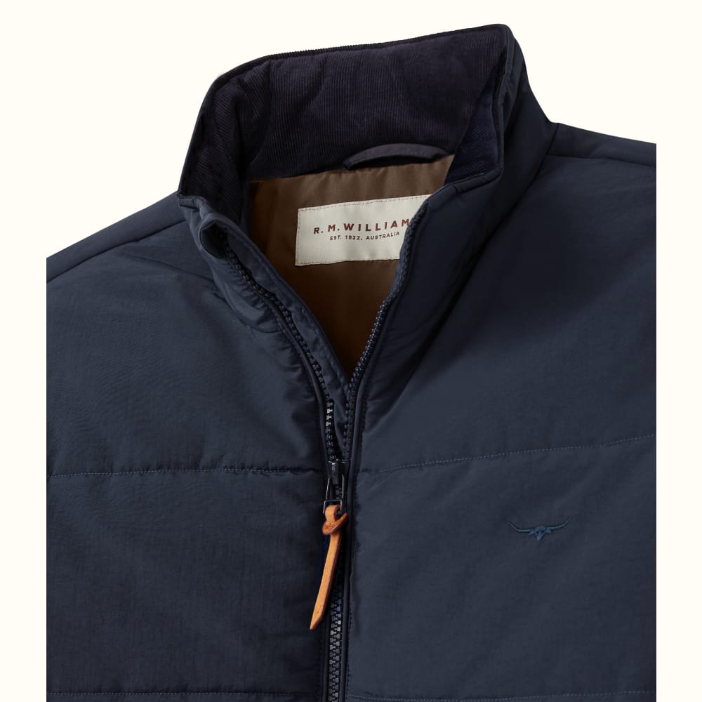 Rm williams puffer jacket top
