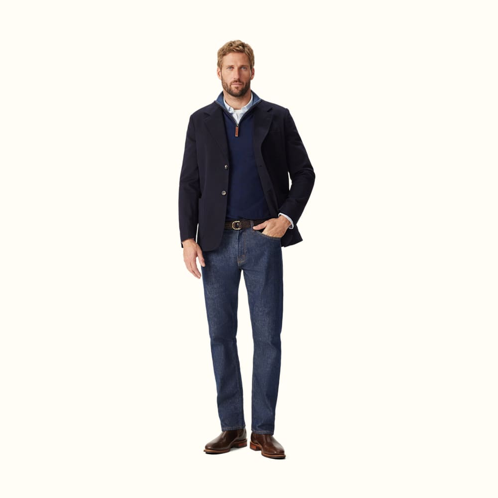 Casual cotton blazer top