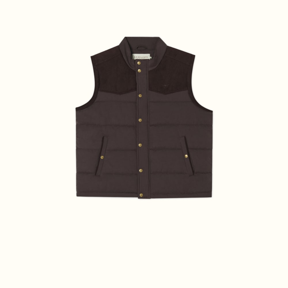 Rm williams oilskin vest hot sale