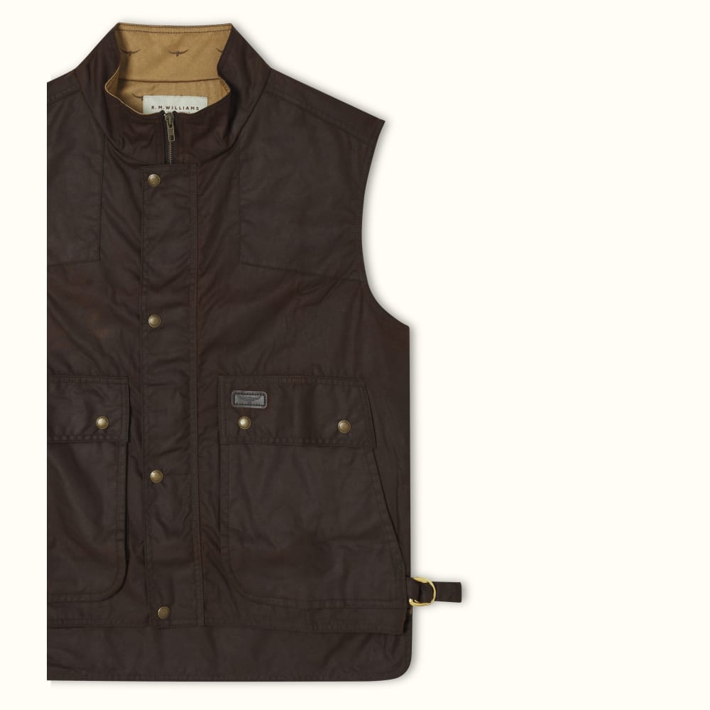 Brown Ringer Vest, R.M.Williams Vests