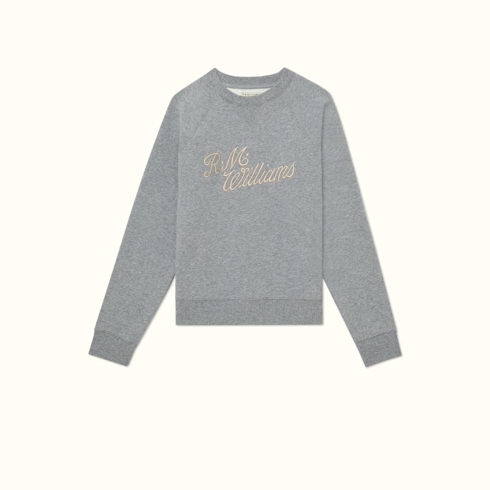 R.M.Williams Women's Script Crew Neck Sweater