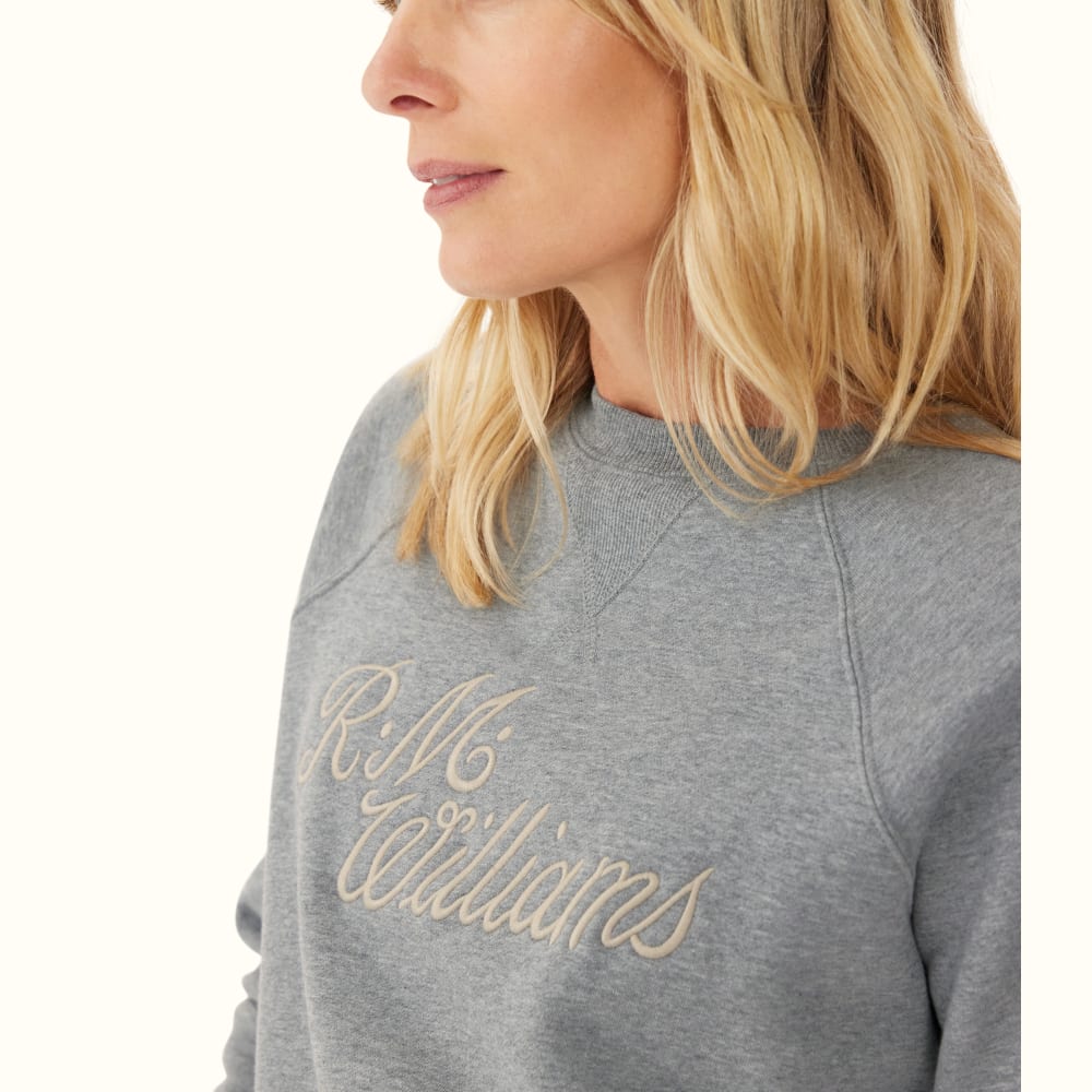 R.M.Williams Women's Script Crew Neck Sweater