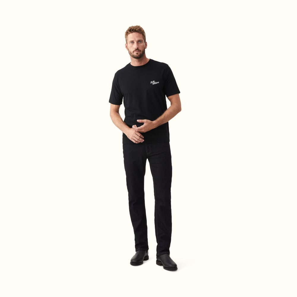 Black White Byron T Shirt R.M.Williams T Shirts R.M.Williams