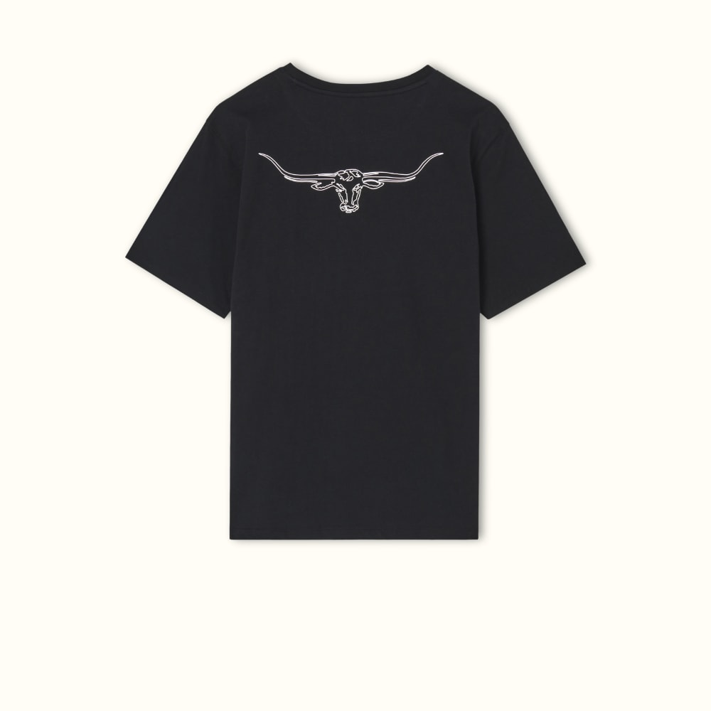 Black White Byron T Shirt R.M.Williams T Shirts R.M.Williams