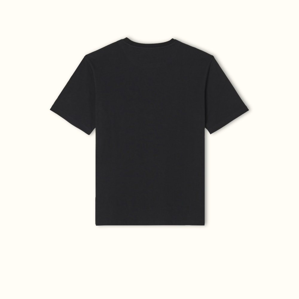 R.M.Williams - Men's Parson T-Shirt, Black/Chestnut, (Size 4XB)