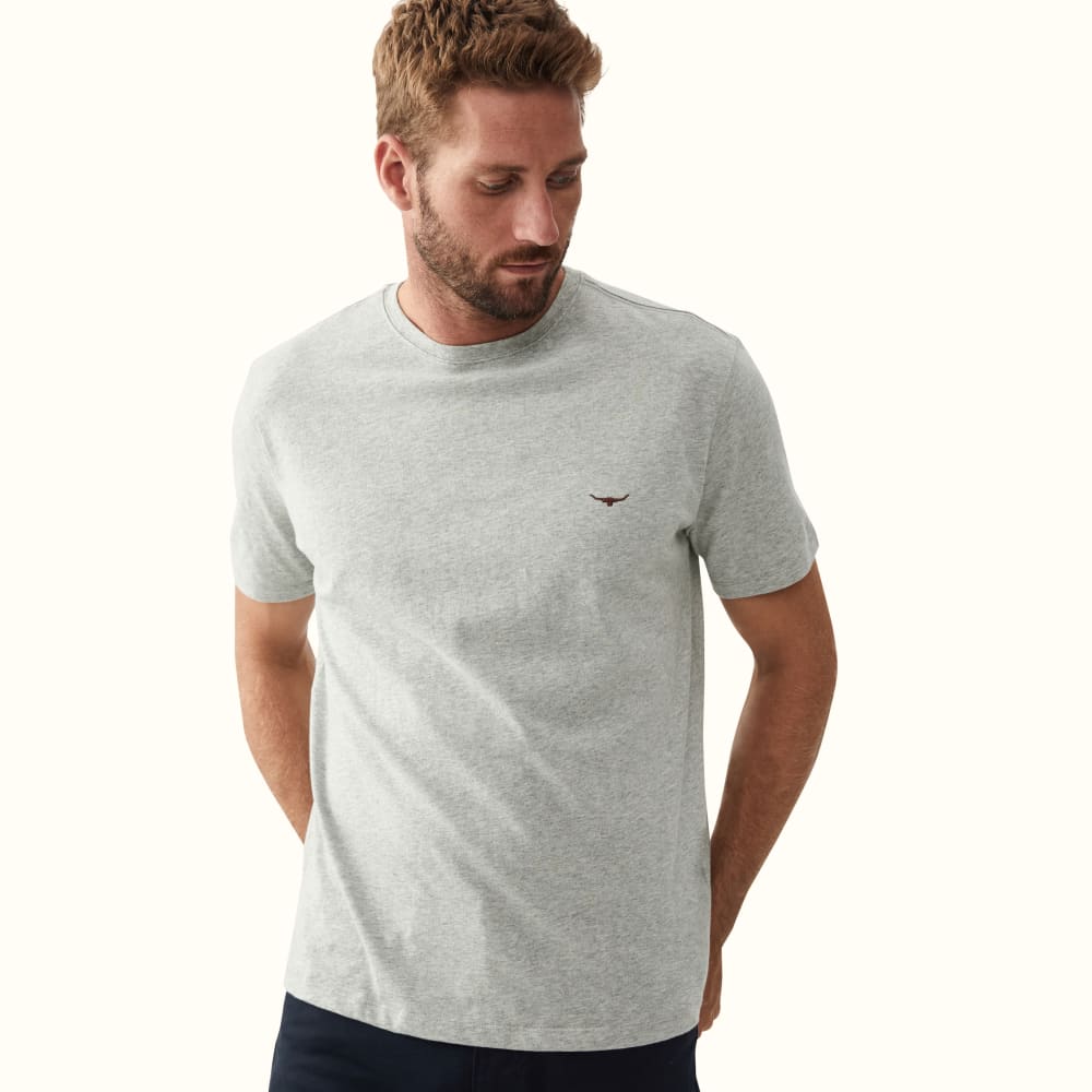 Grey Marle Chestnut Parson T Shirt R.M.Williams T Shirts R.M