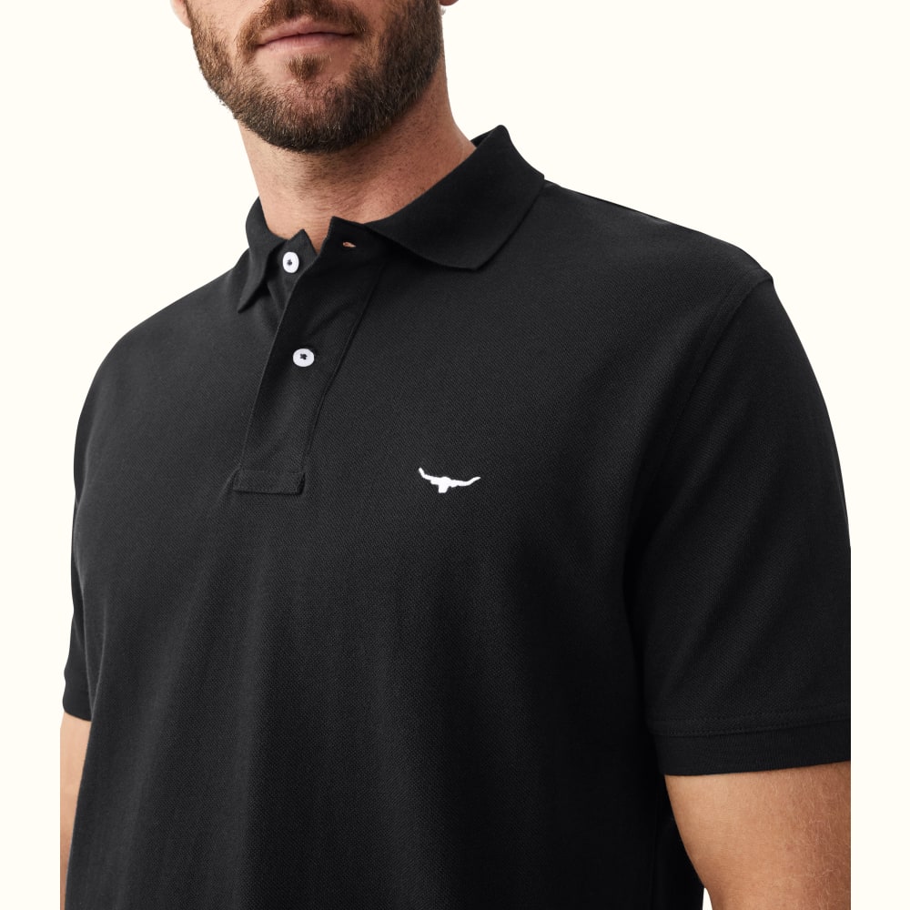 Black polo tees store